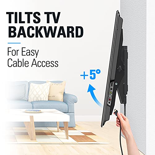 Mounting Dream Tv Wall Mount For 42-86" Tv, Tilting Tv Mount With Level Adjustment Fits 16", 18", 24" Studs Easy For Tv Centering, Wall Mount Tv Bracket Max Vesa 800X400Mm, 120 Lbs Loading, Md2263-Xlk #TOP2