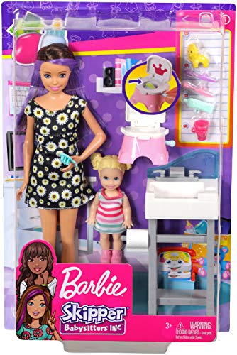 Boneca Barbie Babysitter Skipper Vestido Floral FHY97 - Mattel