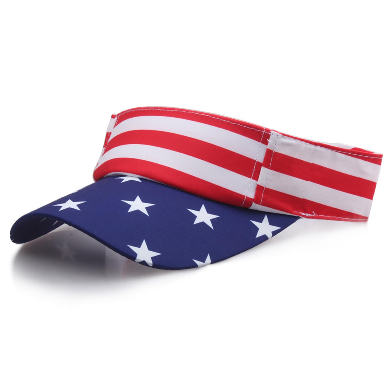 Tsophreniq Patriotic Forth of July Meshes Baseball Cap Adjustable Ventilated Sun Hat for Outdoor Celebration and Beach Parties Foldable Sun Hat