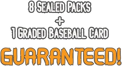 Miniatura 5 de Epic Baseball - Juego de caja de regalo y colección de iniciación, 1 tarjeta graduada + 8 paquetes sellados de tarjetas modernas con licencia,