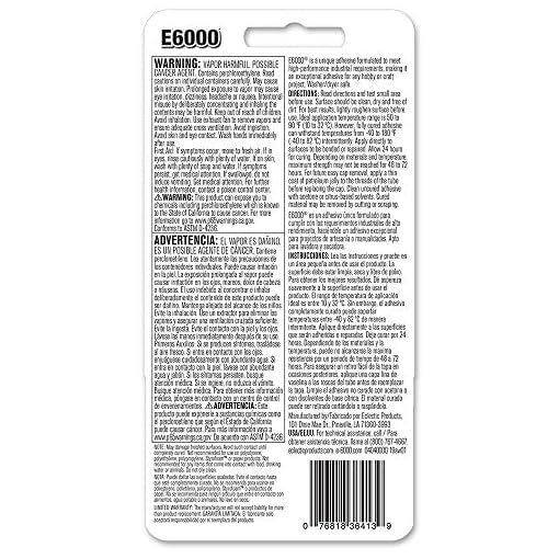 E6000 Eclectic E6000 Multipurpose Adhesive (2 Oz, Clear) - Image 3