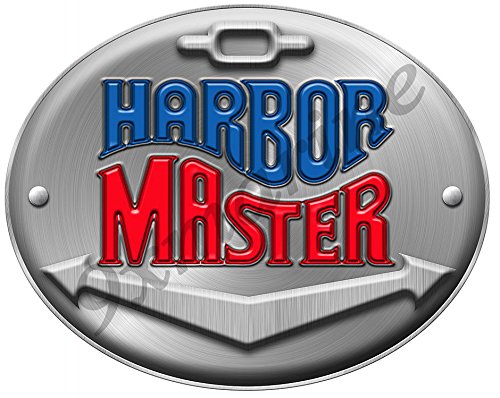 Harbor Master Oval Decal/Sticker. 7"X8"
