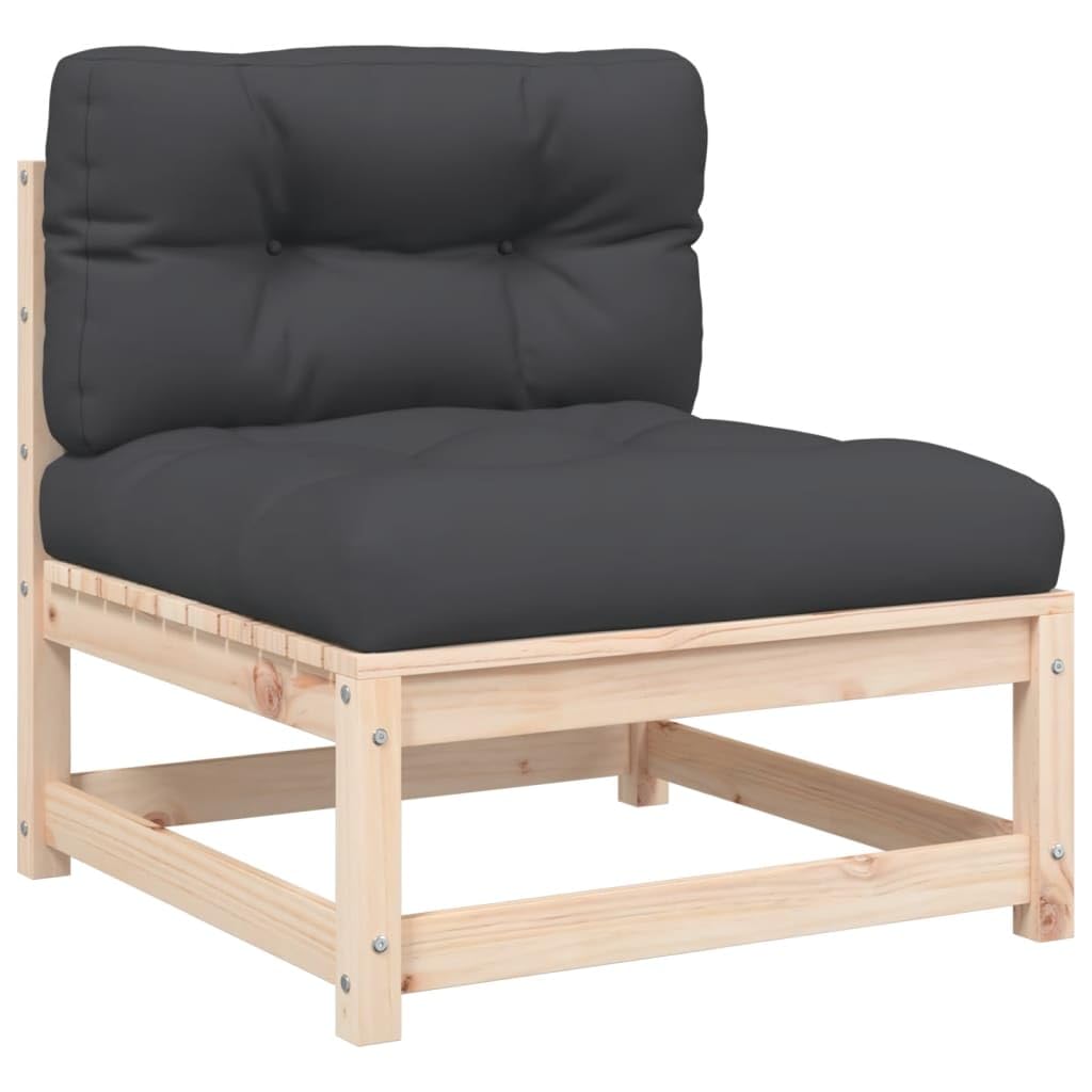 sofás de Dos plazas,Sofa 120 cm,Sofa Cama Dos plazas,Sofá de jardín de 2 plazas con Cojines Madera Maciza de pinoAdecuado para salón, Dormitorio