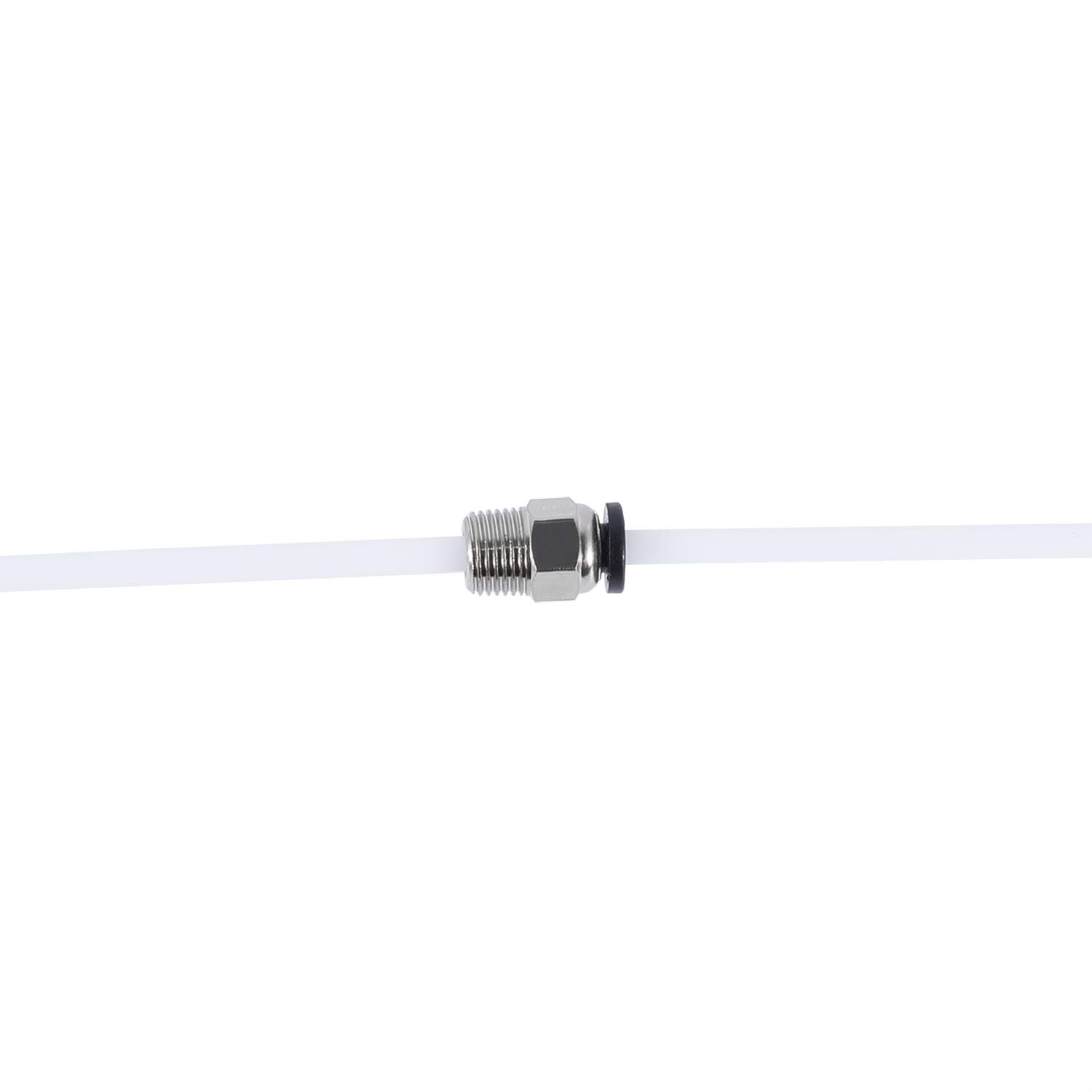 Redrex Lot De 2 Tuyaux PTFE Pour Imprimante 3D – 2m, ID 2mm, OD 4mm + Connecteurs PC4-M6 Et M10 – Kit Bowden Compatible Ender 3, CR10