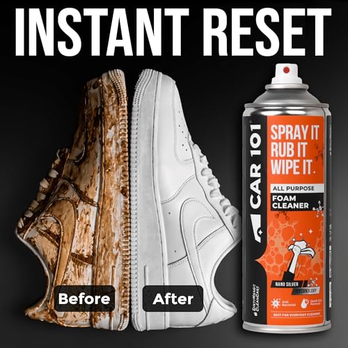 Image of Car101 All Purpose Foam Cleaner 500 ml | Premium Multi-Surface Car Interior and Exterior Cleaning | Spray for Leather, Dashboard | Deep Cleaning Foam Formula