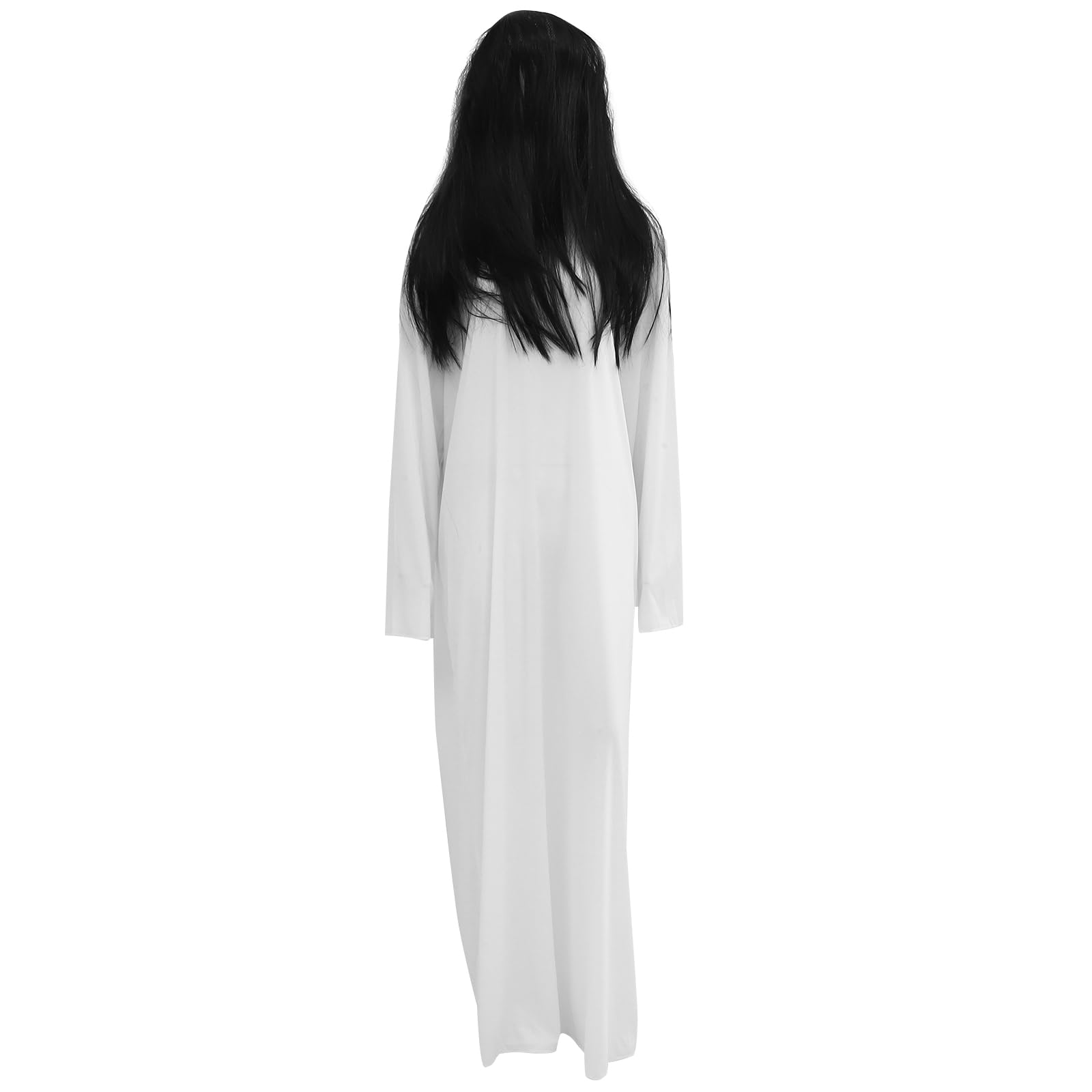Amosfun Ghost Cosplay Costume Halloween Party Zombie Vampire Costume Haunted House Dress-up