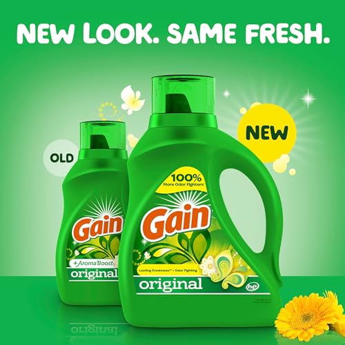 image for Gain Liquid Laundry Washing Detergent, Original Scent 154 fl oz, 107 L