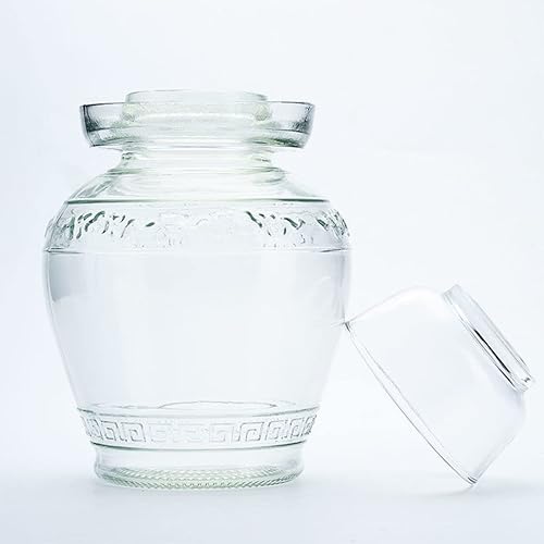 Miniatura 7 de ETITSA Tarro de fermentación, tarro de pepinillo, kit de vajilla de fermentación tradicional de boca ancha con tapa de cierre de aire, tarro de