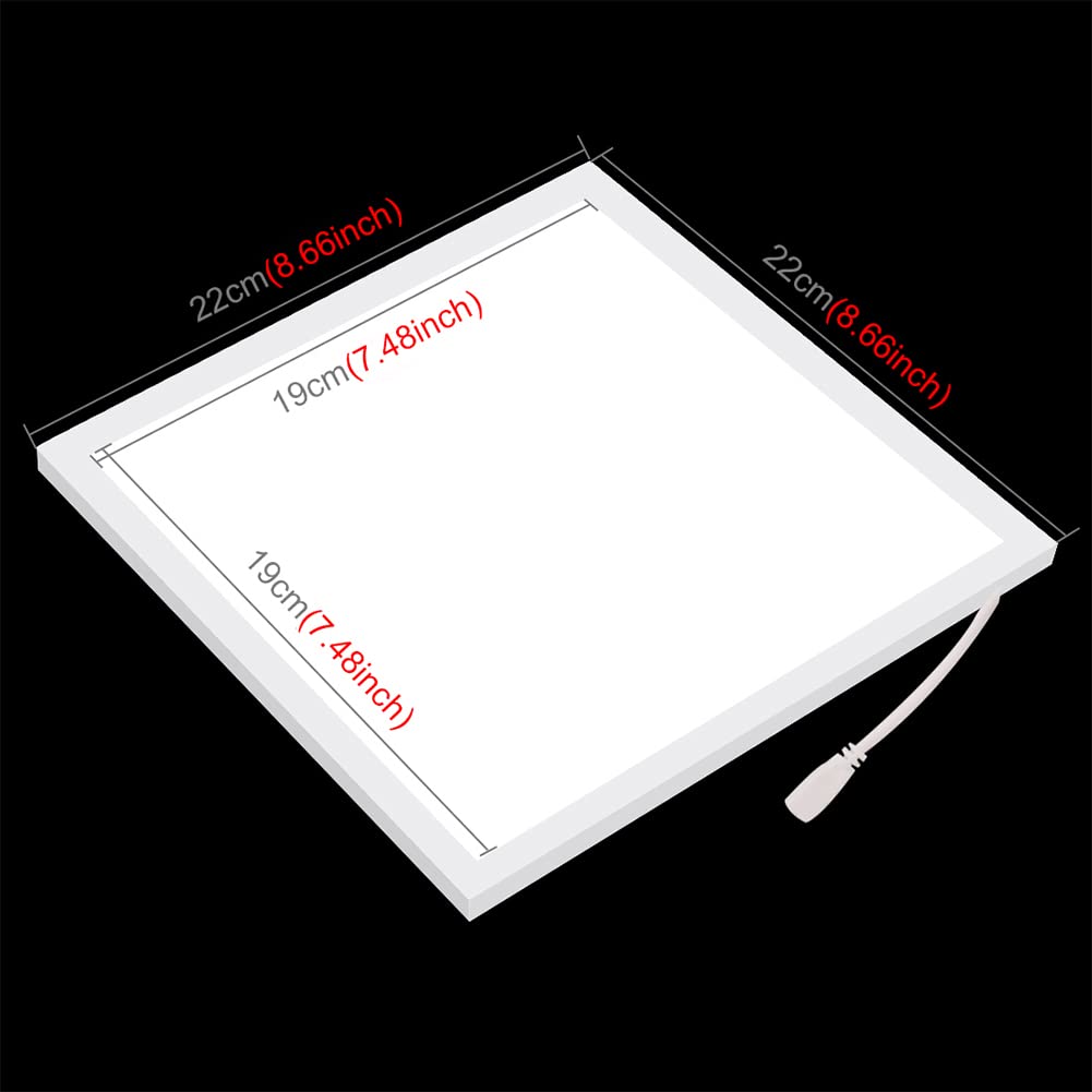 FLAA Photo Studio Light Box 9.8 "Fotografia Shooting Tent Kit con lampada Shadowless Pannello Pad con 12 colori fondali per gioielli e piccoli oggetti