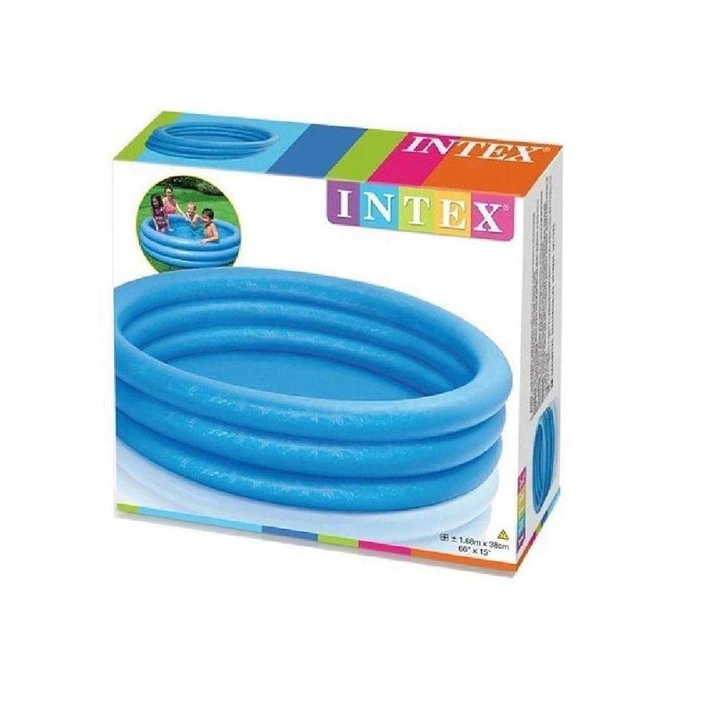 Intex Pool Mit 3 Ringen - 168x38cm, Mehrfarbig, Ideal Für Garten & Terrasse