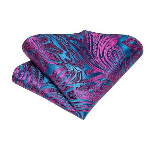Image of Hi-Tie Mens 70inches Tie Set Extra Long Necktie for Men Cufflinks Handkerchief Big Tall Men Business Wedding