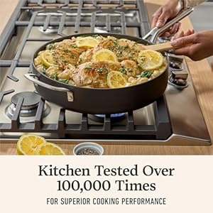 Calphalon® Hard-Anodized Nonstick 5-Qt. Sauté Pan with Lid Calphalon Hard Anodized Nonstick 5 Qt Saute Pan with Lid