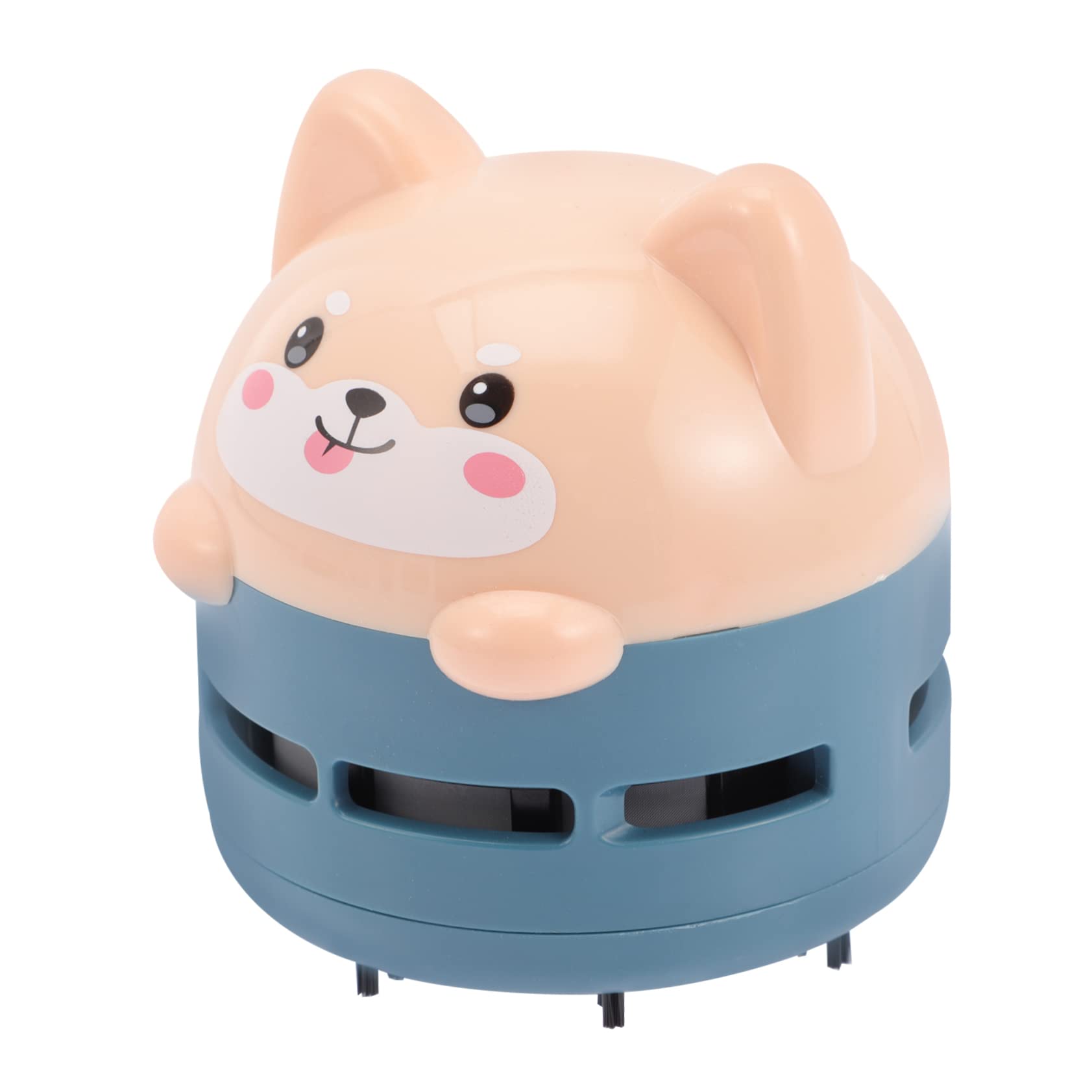 STOBAZA Cartoon Mini Desktop Vacuum Cleaner Portable USB Charging Table Cleaner for Easy Desktop Cleaning Compact and Lightweight Handheld Design Cute Cat Shape for Office Use