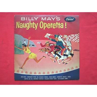 May, Billy Naughty Operetta 10"LP Capitol LC6659 EX/VG 1954 10 inch LP