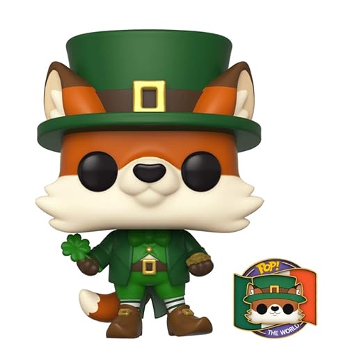 Sale Funko Pop! Around The World #03 Finley (Ireland) With Pin Exclusive