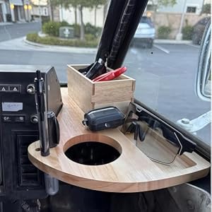 Bandeja portavasos, para portador de correo LLV/USPS, accesorios para camiones de correo LLV, apto para accesorios LLV para portadores USPS, organizador con ranura para escáner, soporte para bolígrafo