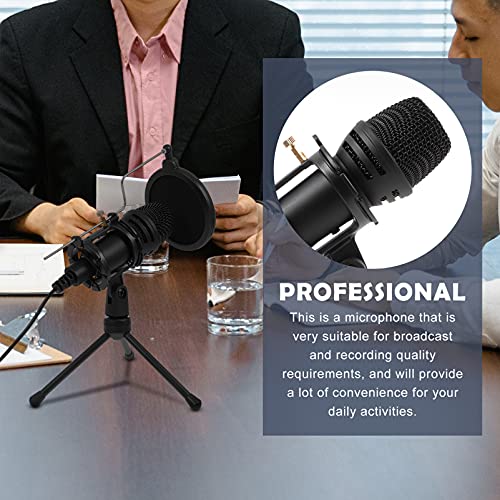 MILISTEN 1 Set Condensator Microfoon Gaming Microfoon Computer Ruisonderdrukking Microfoon (Zwart) - Image 6
