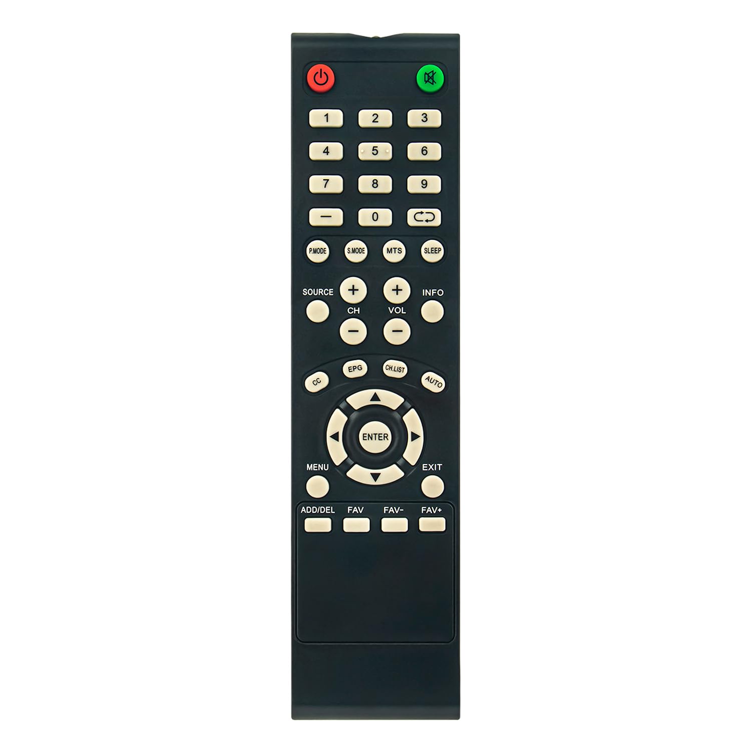 Allimity Replaced Remote Control Fit for Proscan 4 PRO TV PLED1526ACAR PLED1526A-CAR PLDED5066A PLDED5068A-C PLDED5515-UHD PLDED5515BUHD PLDED5515UHD
