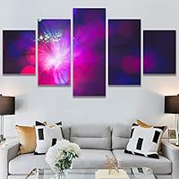 SIGNWIN 5 Panel Canvas Wall Art Modern Art Abstract Closeup Industrial Modern Art Multicolor Patterns for Home Decorations Ready to Hang - 60