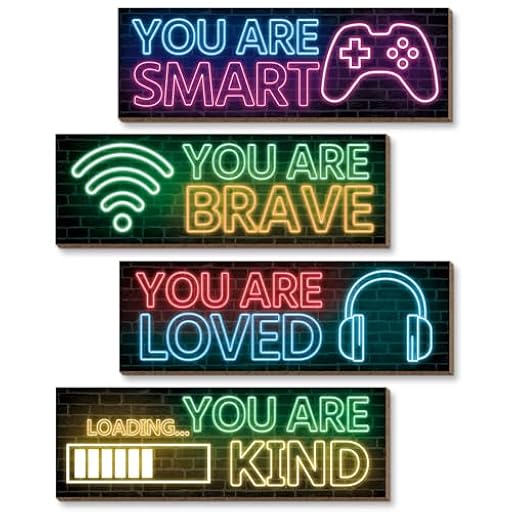 4Pcs Pósteres De Madera Para Juegos, Cuadros De Pared, Juego De Cuadros De Pared Para Sala De Estar, DecoracióN De Pared Para Habitaciones De (neón C) | Ya disponible en tu tienda friki favorita! En mundofriki.es! 4Pcs Pósteres De Madera Para Juegos, Cuadros De Pared, Juego De Cuadros De Pared Para Sala De Estar, DecoracióN De Pared Para Habitaciones De (neón C) | Ya disponible en tu tienda friki favorita! En mundofriki.es!