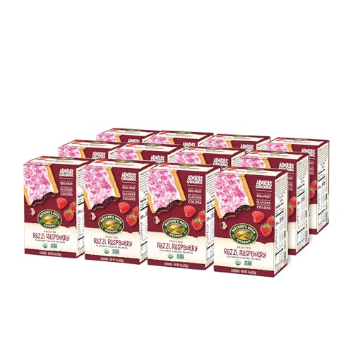 Image of Nature's Path Organic Razzi Raspberry Toaster Pastries, 11 oz (Pack of 12)