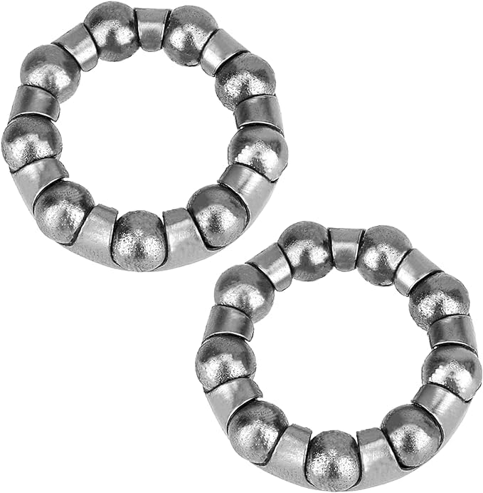 X AUTOHAUX 2 Pcs 3.97mm X 22 Ball Bearings Cages Crank