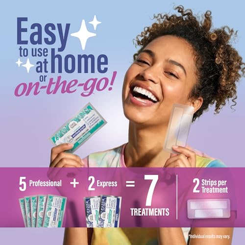 Image of GuruNanda Teeth Whitening Strips Kit - 7-Day Treatment with Non-Slip, Dry Strip Technology - Whitening Designed with Care for a Brighter Smile