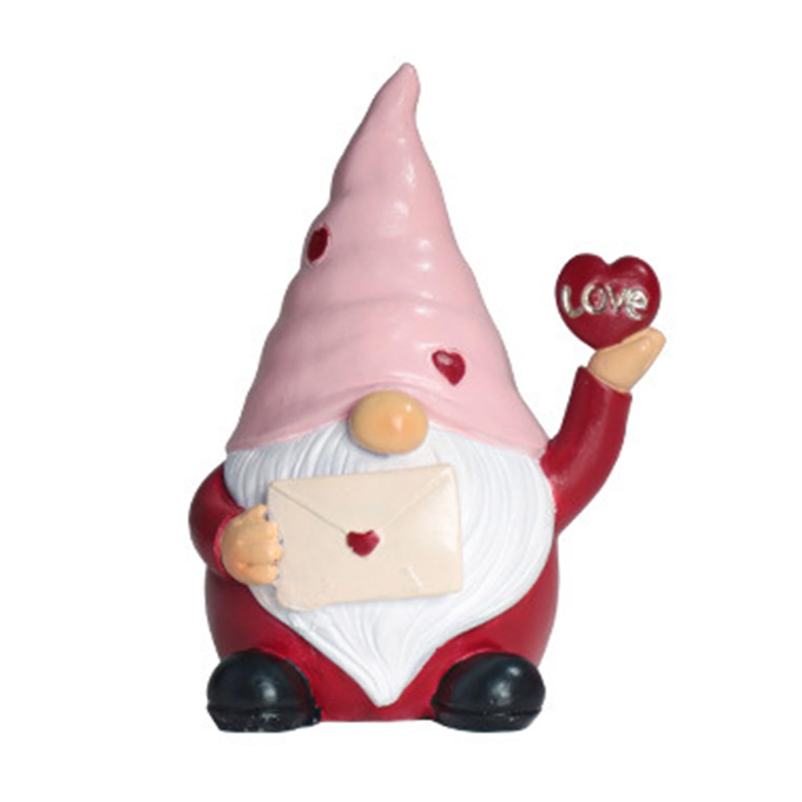 OSNIYAW Dwarf Figurine Valentines Day Bedroom Living Room Decoration Resin Centerpieces Anniversary Present Couple Gift
