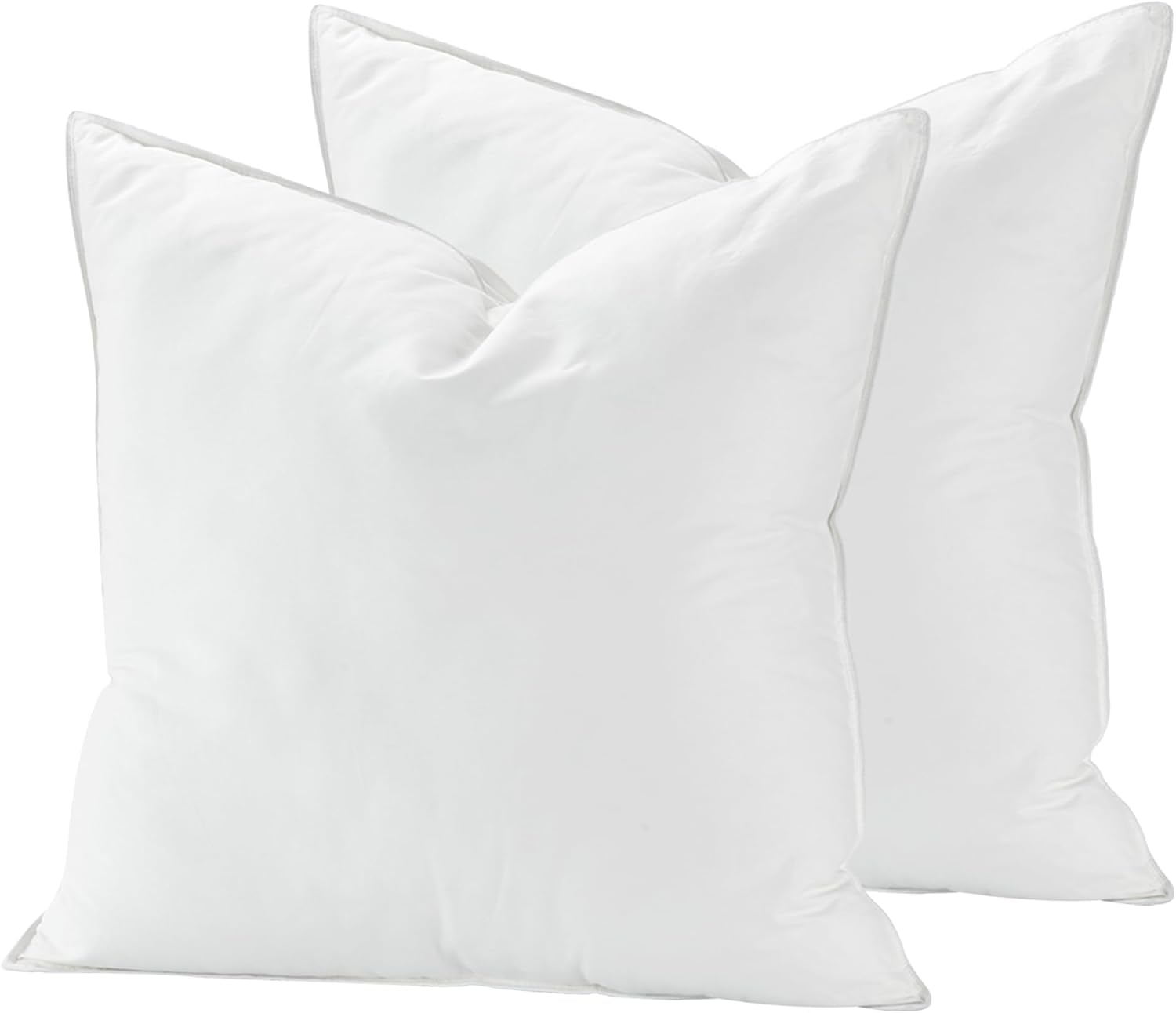 Lileno Home Deodar 60x60 Almohadas De Plumas Y Plumon De Ganso