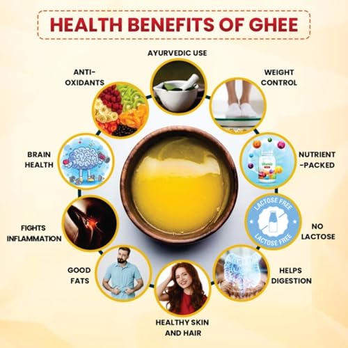 Image of Ovlin PROFESSIONAL 100% A2 Gir Cow Ghee | Vedic Bilona Method | Grassfed | Cultured | Premium & Traditional Ghee 1000 ml Glass Bottle