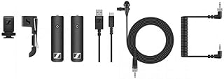 Sennheiser XSW-D Portable Lavalier Set, Plug-and-play Digital Lavalier Wireless Microphone System for Camera Audio Recording with 75m Operating Range and 5-hour Battery Life - 2.4GHz