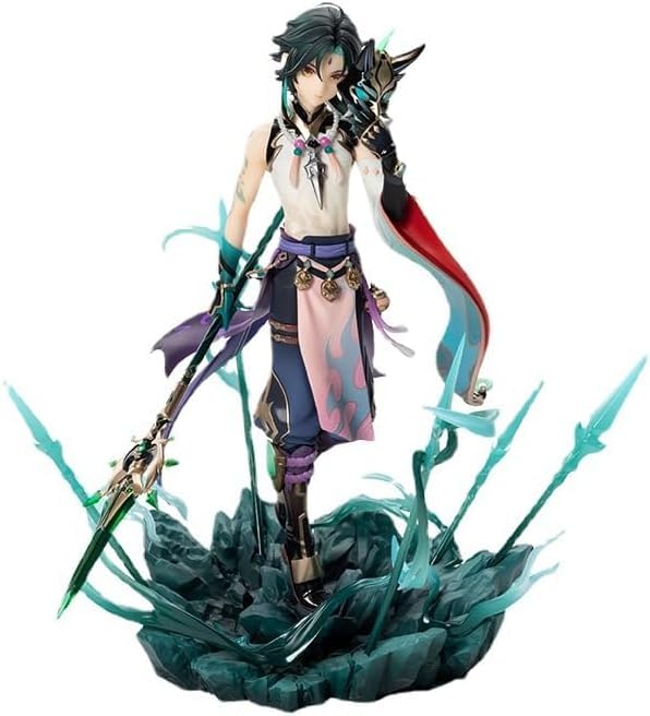 REOZIGN Genshin Impact Figure, GK Xiao Oświetlenie Xiao 22-30 cm