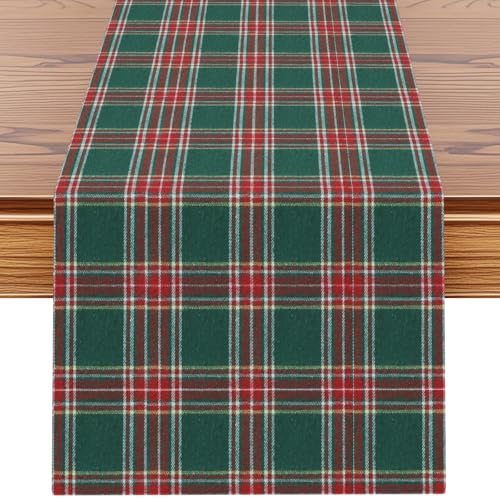 Sungeek Weihnachten Tischläufer, Weihnachtstischdecke Küche Esstisch...