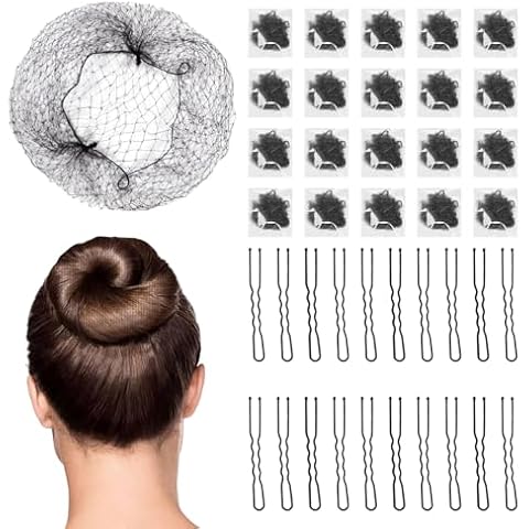 Nuqin Hair Nets with U Shaped Pins Cover