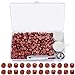 325 Pezzi Set Ceralacca, Bastoncini Perle di Ceralacca, Sigilli di Ceralacca Ottagonale con 4 Candele da Tè, Cucchiaio per Sciogliere Cera, Timbri di Sigillo di Cera (Rosso Vino)