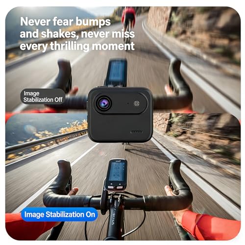 Aytdhfrn Multi-functional Flip Screen Action Camera 4k 360 miniatura 7
