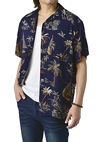 [FLAG ON CREW] �A���n�V���c �����Y ���� �J�݃V���c ������� ���[���� �g�b�v�X / B3N / XL �q�C�E�l�C�r�[