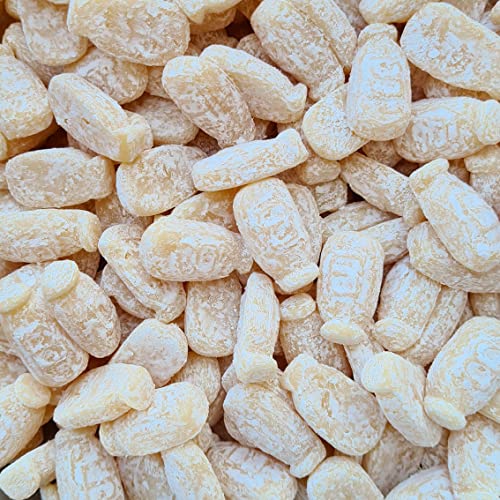 Milk Bottle Sweets Dusted Milk Bottles 500 Gram Bulk Bag 500g Assorted Sweet Pick and Mix for Parties Gifts and Sharing.
