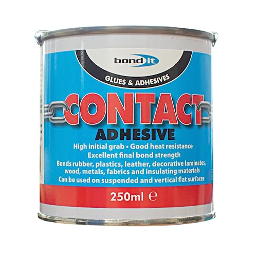 250ml Bond it Contact Adhesive Rubber Plastic Metal Leather Wood strong Glue