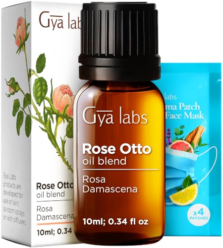 Image of 100% Pure Rose Otto Essential Oil for Skin & Diffuser - 0.34 Fl Oz