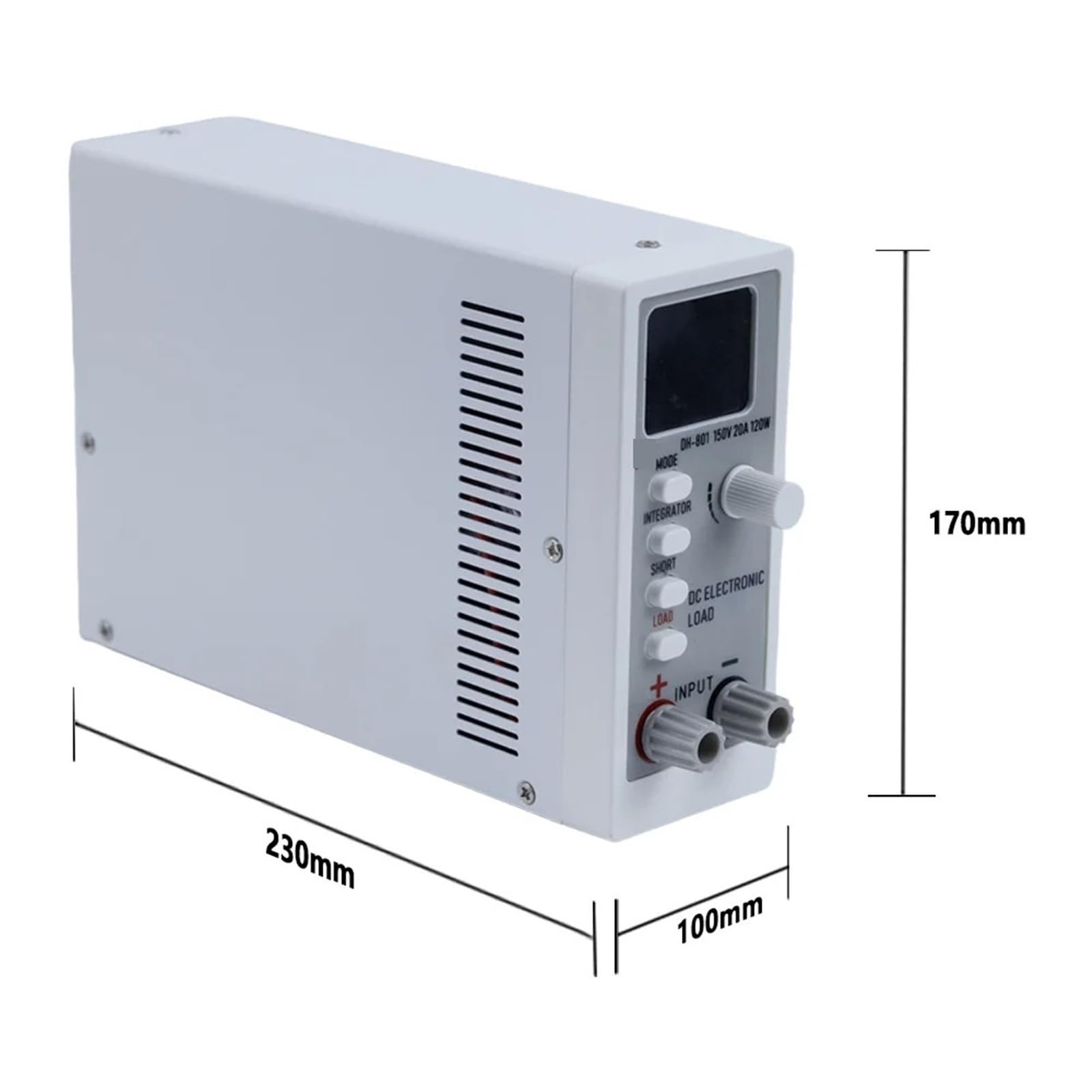 Probador de carga electrónica, Medidor de carga electrónico CC con voltaje constante, corriente y descarga batería resistencia 150V20A