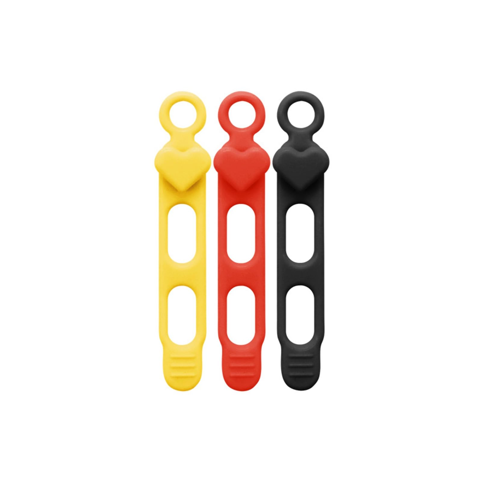 Zentriva Silicone Cable Ties, Reusable Wire Management Straps for Desk