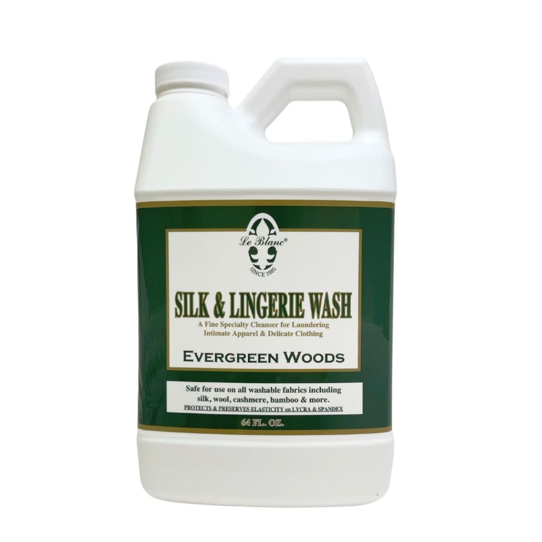 LE BLANCEvergreen Woods Silk & Lingerie Wash – Luxury Laundry Cleanser for Delicates- 64 oz. (1 pack)