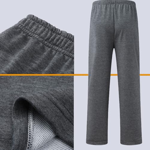 Mens 3 Pack Sweatpants Loose Fleece Casual Trousers Elastic Waist Drawstring Jogger Pants Baggy Running Sports Pants2