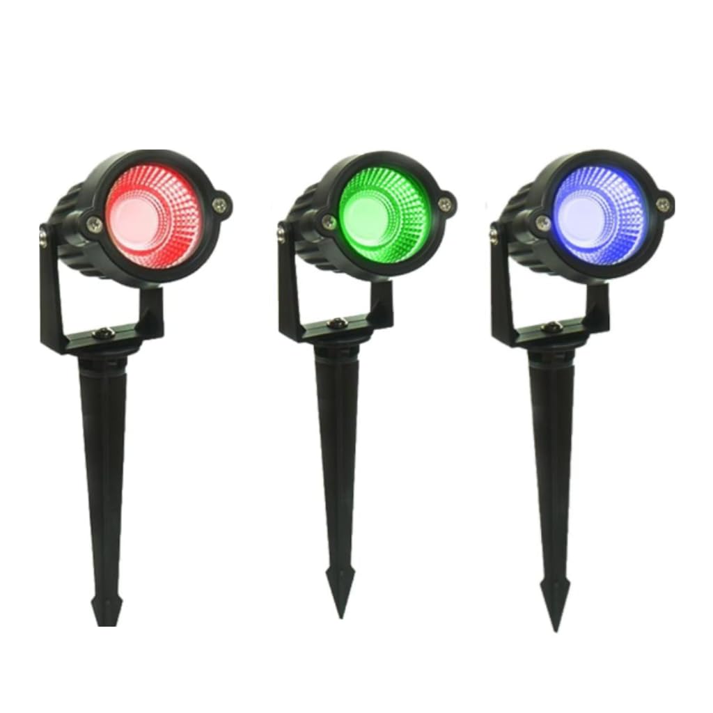 Celight 5W RGB LED Garden Spike Light|Automatic Color Changing|Waterproof Outdoor Tree Multicolor Spotlight| Spike Lamp for Lawn, Garden, Pathway,Plants and Trees|Pack of 1|-picture-23