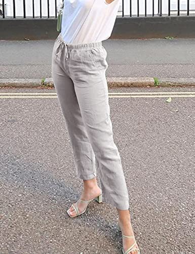 Yuson Girl Pantaloni Donna Tinta Unita Casual