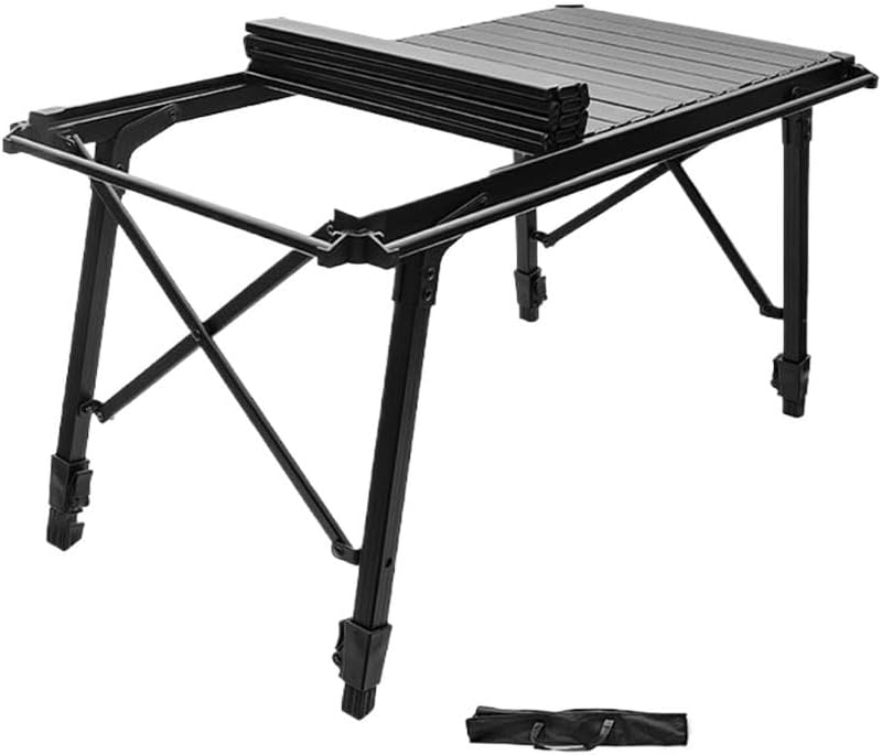 JSEIAJB Outdoor Table Aluminum Alloy Portable Barbecue Table Chair Folding Table Barbecue Oven