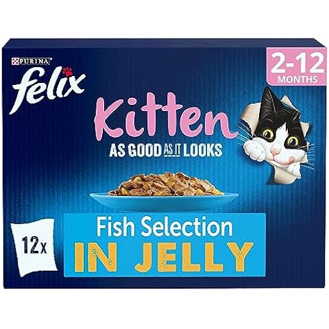 Felix Kitten Fish Selection Cat Food Pack Cover
