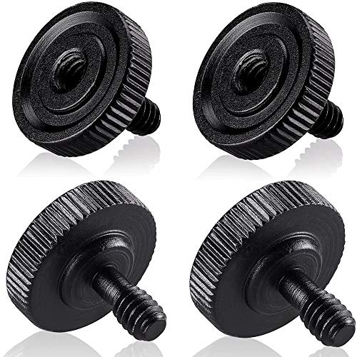 Camera Quick Release Thumb Screw Tripod L Type Screw 1/4 Male to 1/4 Female Thread Thumb Screw Adapter for Camera Flash Bracket Camera Mounting Plate- 4 Packs
