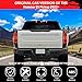 for Hummer EV Truck Accessories Car Rear Tail Light Cover Tail Lamp Shell Shade Guard Frame for Hummer EV Pickup 2022 2023 2024 2025+Smoked Taillight Shell Bezels Protect Decorative (Pickup/Smoke)